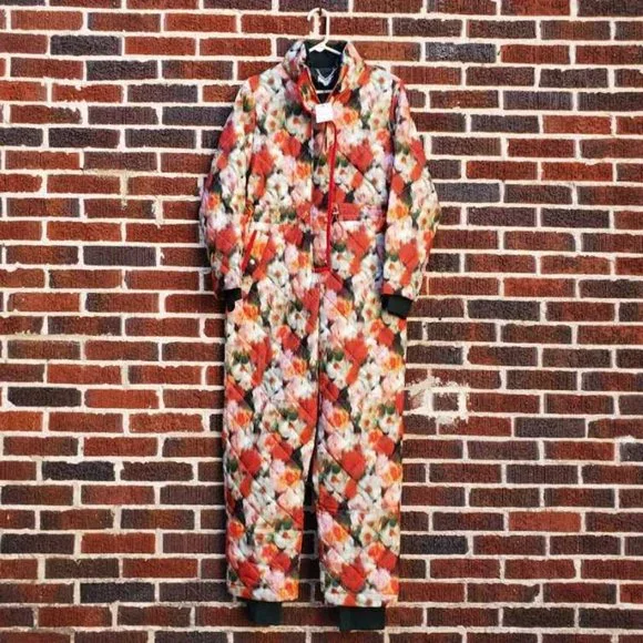 New XS S XL J Crew puffer snowsuit with Primaloft Liberty Hazy Days floral - Picture 2 of 16
